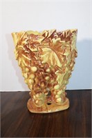 Vintage McCoy Pottery Large Duotone Gape Vase 9 1/