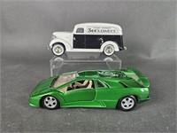 Two Die-Cast Cars