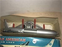 Vintage Pan American Air Lines Plane In Box