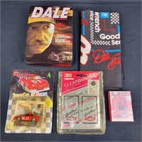 Dale Earnhardt DVD, Bandana, Geoff Bodine Car,