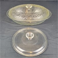 Clear Glass Casserole Dish & Spare Glass Lid