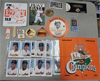 Baltimore Orioles Memorabilia Lot Stadium Giveawa-