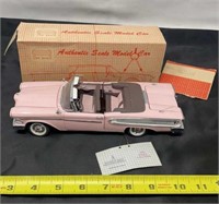 Scale 1/25 , Pink Metallic 1958 Edsel Citation by
