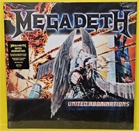 Megadeath- United Abominations LP Record (SEALED)