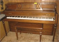 Story and Clark Piano and Matching Bench (Pecan?)