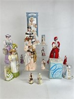 Avon Victorian Lady Figurines