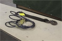 3"x32" Polyester Lifting Sling w/Ring & Steel