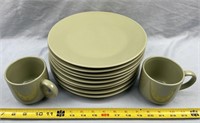 Green China Dinnerware