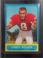 1963 TOPPS #155 LARRY WILSON ROOKIE CARD HOF
