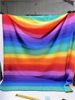 Rainbow Throw Blanket