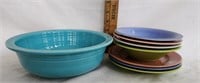 Early Fiestaware Mixed Colors