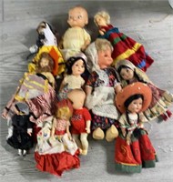 (11) Assorted Dolls