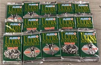 (15) 1991 Fleer Ultra Unopened football Packs