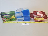 New Assorted Plastic Storage Containers
