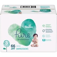 New Pampers Diapers Size 3, 66 Count - Pure Protec