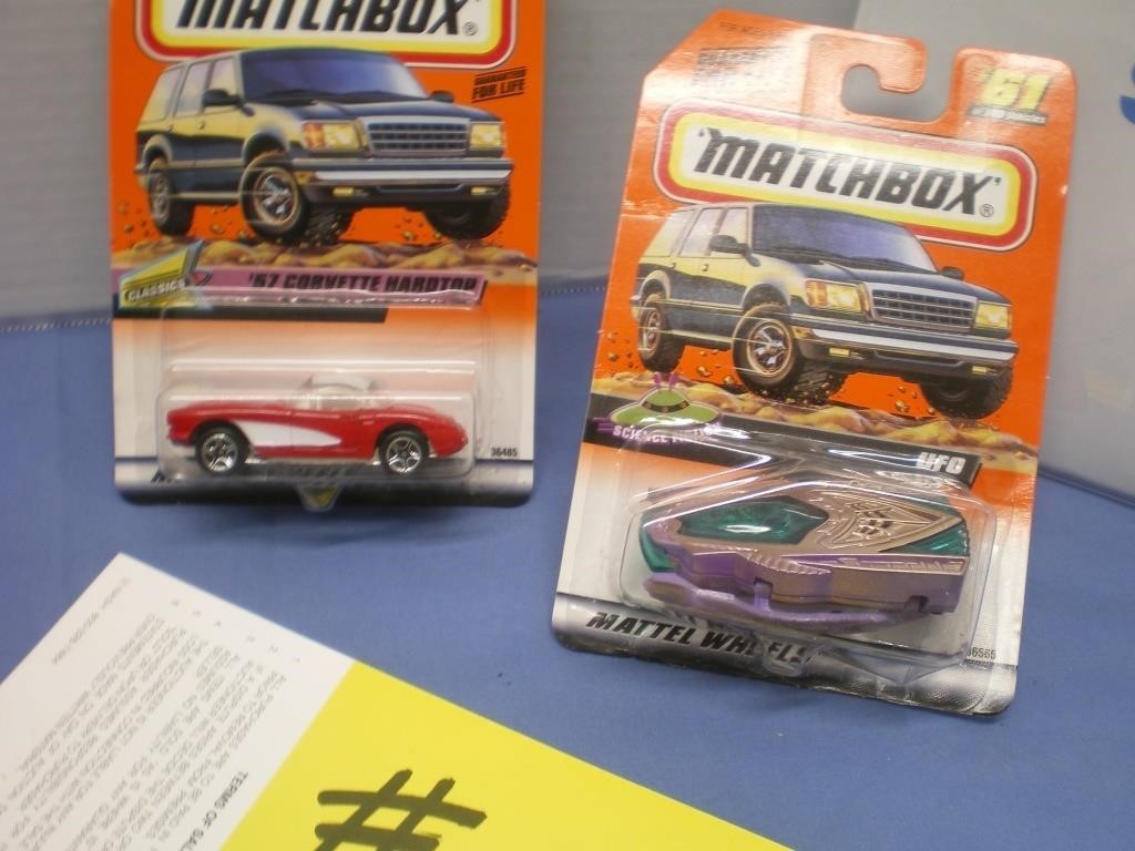 UFO & Corvette Matchbox Diecast , NOS