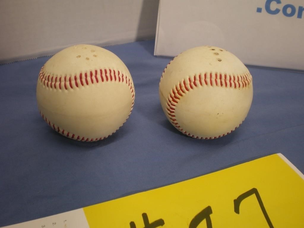 Baseball Salt & Pepper Shakers