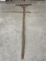 Crafted Wooden Rake