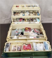 Plano Tackle Box w/ Large Assortment of Beads &