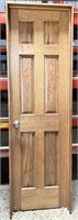 24" Solid Oak 6 Panel Door