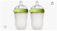 New 2 pc Como Tomo 8 oz. Baby Bottles, soft