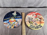 KELLOGG'S CEREAL PLATES LOT OF 2
