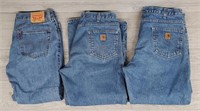 (2) Carhartt & (1) Levi Jeans