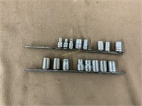 Craftsman shallow 1/4 drive sockets