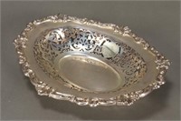 Late Victorian Sterling Silver Pierced Basket,