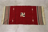 Vintage 18"x 39" Indian Blanket