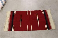 Vintage 23" x 47" Indian Blanket