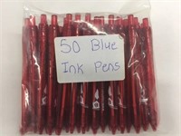 50 Blue Ink Pens