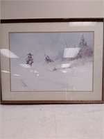 W.Jasper framed artist proof artwork