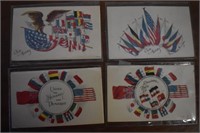Flags of Nations Postcards