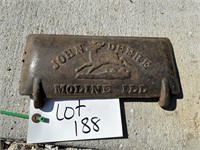Antique John Deere Tool Box Lid
