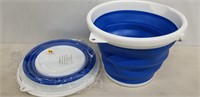 2 10L. COLLAPSEABLE BUCKETS