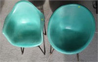 2 Retro Outdoor Chairs
