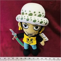 One-Piece Anime Plush Doll & Tag