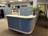 3 Sided Enclosed Reception Desk