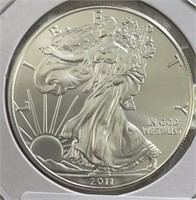 2011 American Eagle Silver GEM BU