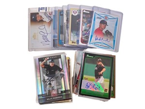 Baseball Autographed Cards Lot