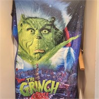 The Grinch beach towel \ Size 61"x51"