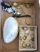 TRAY OF COSTUME JEWELRY