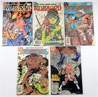 (5) VINTAGE DC COMICS THE WARLORD
