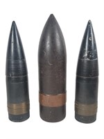 3 WWII Projectiles