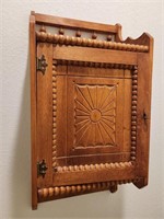 Vintage Wooden Wall Cabinet