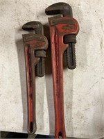 Ridged pipe wrench
