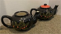 Set of Decorative Teapots