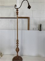 Antique Wood Floor Lamp