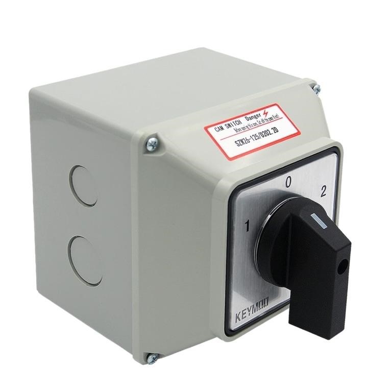 Keymoo 125A Rotary Changeover Switch with Master